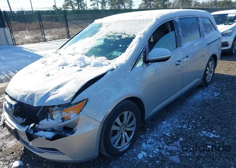 2015 Honda Odyssey Ex from USA, damaged, VIN 5FNRL5H45FB045755